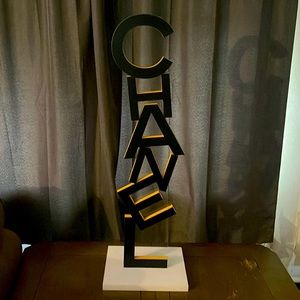 Chanel letter stand